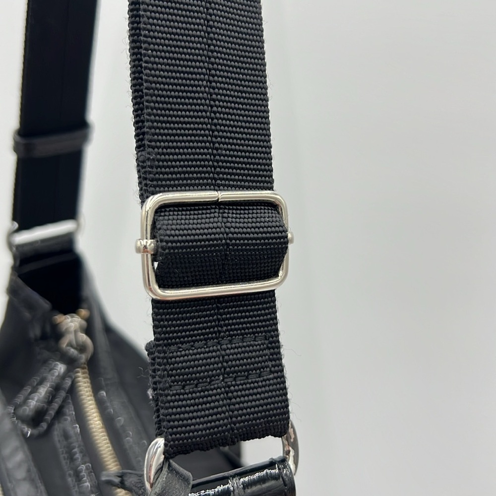 BRIGHTON WOMEN’S BLACK NYLON CROSSBODY PURSE - Picture 8 of 15